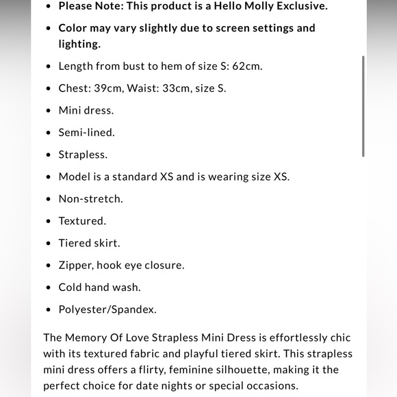 Hello Molly White Ruffle Dress - Picture 6 of 6